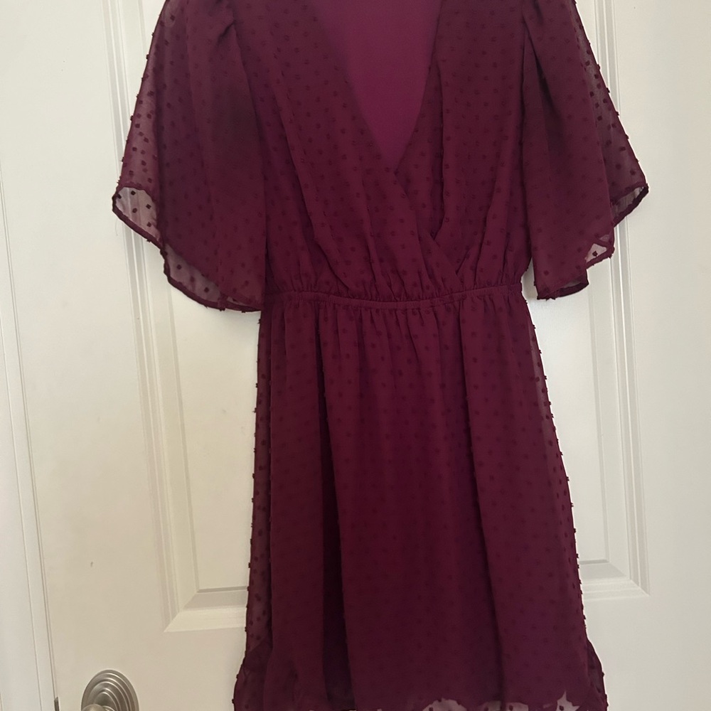 Rewind Deep Red Dress